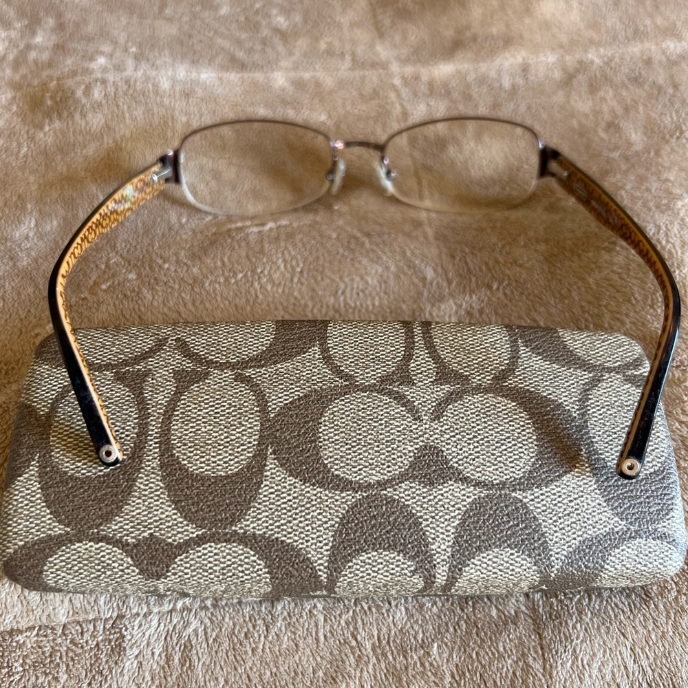COACH “Adalaide” 223 Tan Eyeglasses Frame  51-18-135 - Picture 5 of 16